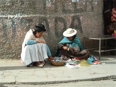 ボリビアの首都ラ・パス